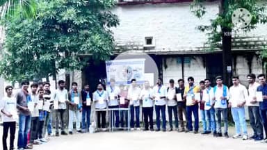 चित्तौड़गढ़: महाराणा प्रताप राजकीय कॉलेज में एनएसयूआई ने वोट चोरी के मुद्दे पर राष्ट्रपति के नाम पोस्टकार्ड अभियान शुरू किया