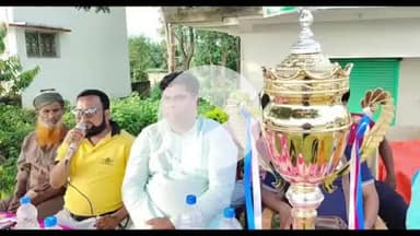 डोमचांच: बगरीडीह के बिस्मिल्लाह खेल मैदान में बिस्मिल्लाह क्लब द्वारा नॉक आउट टूर्नामेंट