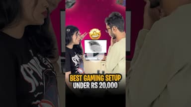 Best Gaming Setup Under Rs. 20,000🔥 #gaming #gamingsetup #budgetsetup #budgetgamingsetup #gamingpc