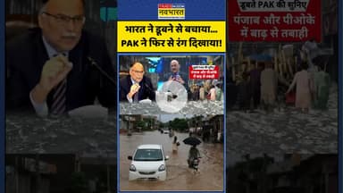 Pakistan Flood News : भारत ने डूबने से बचाया...PAK ने फिर से रंग दिखाया! #pakistanflood #ytshorts