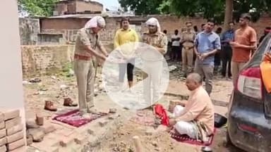 बाह: थाना बसई अरेला में नई मेस, आवास और बैरक का निर्माण शुरू हुआ