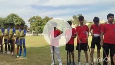 बलरामपुर: स्पोर्ट्स स्टेडियम में मेजर ध्यानचंद की जयंती पर हुई खेल प्रतियोगिता, पायनियर पब्लिक स्कूल ने जीसस मेरी को हराया