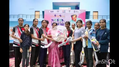 धार: धार के जेतपुरा में अंतर्राष्ट्रीय खेल प्रतिभाओं का सम्मान व जिला शालेय बैडमिंटन प्रतियोगिता का आयोजन