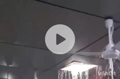 हरिद्वार: हरिद्वार रेलवे स्टेशन पर बिजली उपकरणों से बहता झरना, वीडियो हुआ वायरल