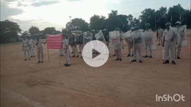 गढ़वा: गढ़वा पुलिस ने कर्मा पूजा व ईद-ए-मिलाद को लेकर सुरक्षा के लिए किया मॉक ड्रिल अभ्यास