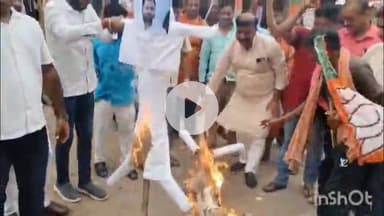 नवादा: प्रजातंत्र चौक पर राहुल गांधी और तेजस्वी यादव का पुतला फूंका, पीएम मोदी की मां पर टिप्पणी से भड़के प्रदर्शनकारी