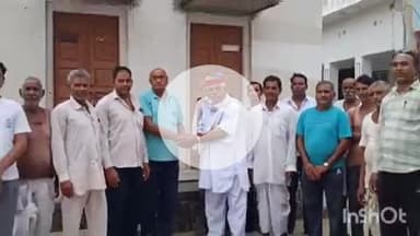 मेड़ता: मेड़ता सिटी क्षेत्र के जिला परिषद वार्ड संख्या 12 से विजय हुए पुरखाराम भंवरिया ने मतदाताओं का जताया आभार