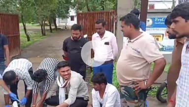 खालवा: गाय को अज्ञात वाहन ने मारी टक्कर, बजरंग दल कार्यकर्ताओं ने कराया इलाज