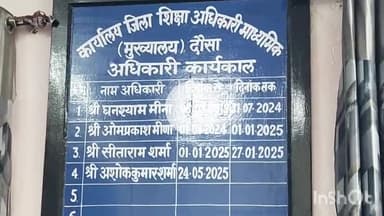 दौसा: आलूदा में छात्रा के साथ छेड़छाड़ के मामले में शिक्षक को डीईओ माध्यमिक दौसा ने किया एपीओ