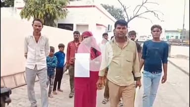 मथुरा: मथुरा में मकान स्वामी पर मजदूरी के पैसे न देने का आरोप