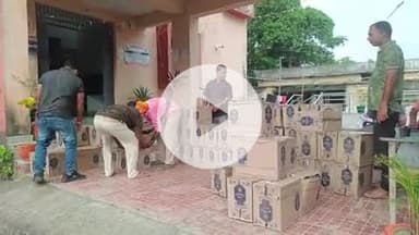 गोरौल: गोरौल पुलिस ने गोरौल भगवानपुर में छापेमारी कर 173 कार्टून विदेशी शराब बरामद की