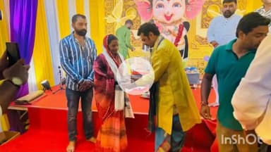 जगदलपुर: चौपाटी स्थित गणेश पंडाल पहुंचे महापौर संजय पांडे, पूजा अर्चना कर लिया आशीर्वाद