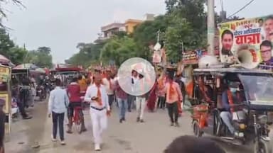 सुपौल: सुपौल में भाजपा का आक्रोश मार्च, मंत्री नीरज बबलू बोले- गाली देने वालों की जुबान खींच लेनी चाहिए