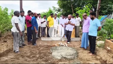 రఘునాథపల్లె: ఫతేషపూర్ గ్రామంలో సిసి రోడ్ల కార్యక్రమాల పనులకు శంకుస్థాపన చేసిన మాజీ జెడ్పిటిసి