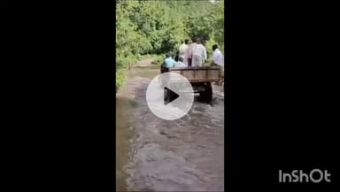 సంతనూతలపాడు: రాచర్ల మండల పరిధిలో ఉదృతంగా ప్రవహిస్తున్న గుండ్లకమ్మ వాగు