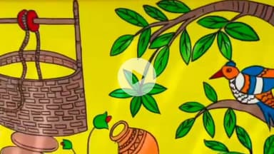 गया टाउन सीडी ब्लॉक: गया के सीताकुंड में पितृपक्ष मेला को लेकर जिला प्रशासन द्वारा कराई जा रही है मिथिला पेंटिंग