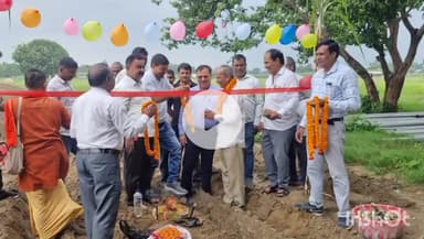 उतरौला: उतरौला बजाज हिंदुस्तान शुगर मिल इटई में मानसून गन्ना बुवाई का हुआ शुभारंभ