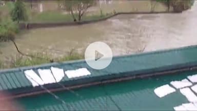 डुंडा: स्याना चट्टी में यमुना नदी का प्रवाह रुकने से बनने लगी झील, झील में समाने लगा यमुनोत्री हाईवे पर बना मोटर पुल