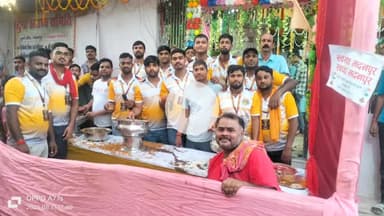 मदनपुर: दुर्गा चौक पर श्री गणेशोत्सव के अवसर पर भव्य भंडारे का आयोजन