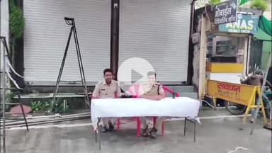 रतलाम नगर: शायर चबूतरा रोड पर झंडे के विवाद के बाद पुलिस अलर्ट, अस्थाई पुलिस चौकी का निर्माण किया