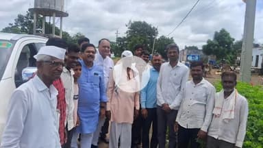 भोकरदन: रजाळा येथे खासदार डॉ. कल्याणराव काळे यांनी साधला शेतकऱ्यांशी संवाद