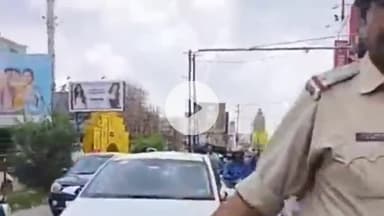 कांके: रांची: रायन स्कूल से अल्बर्ट एक्का चौक तक नशा मुक्त भारत अभियान के तहत मार्च निकाला गया