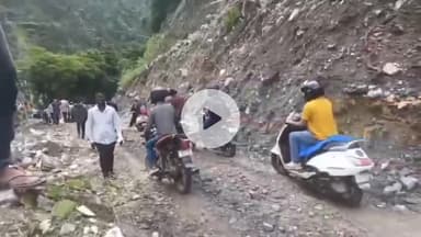 डुंडा: धरासू बैंड और नेताला के पास गंगोत्री हाईवे यातायात के लिए सुचारू