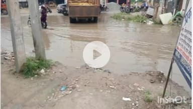 उतरौला: उतरौला तहसील अंतर्गत सादुल्लाह नगर में थोड़ी बारिश होने पर जल भराव की समस्या उत्पन्न