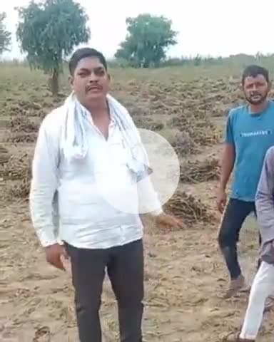 तारानगर: बायं में किसानों की फसल भारी बरसात से नष्ट, कॉमरेड विक्रम ने खेतों में पहुंचकर मुआवजे की मांग की