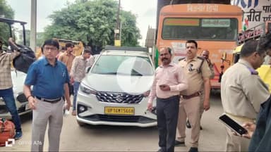 रामपुर: सोमवार को DM के निर्देश पर परिवहन विभाग ने चलाया वाहन चेकिंग अभियान, 4 बसों और 3 ट्रकों पर लगाया जुर्माना