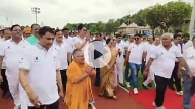 झांसी: खेलो इंडिया कार्यक्रम में भाग लेने राजकीय इंटर कॉलेज जीआईसी पहुंची प्रभारी मंत्री बेबी रानी मौर्य