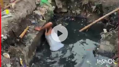 पलवल: पलवल में जान जोखिम में डालकर नाले की सफाई, ज़िम्मेदार कौन?