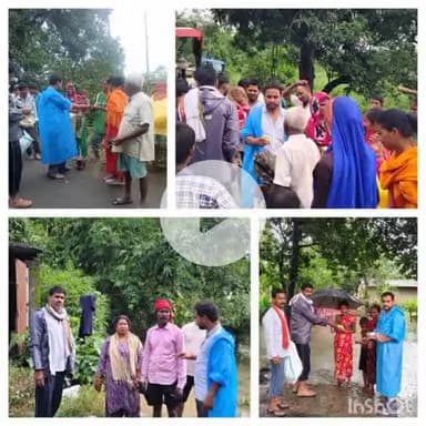 ग्राम प्रधान विवेकानंद सरकार बने सहारा, सचिव संग गांव में राहत सामग्री वितरित

नगरीया खुर्द में बाढ़ की आशंका के बीच सक्