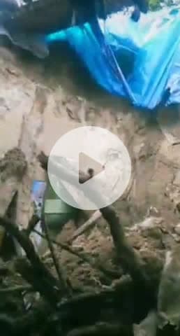 मोहनलालगंज: बारिश से कच्चा मकान ढहा, परिवार बाल-बाल बचा, मलबे में दब गई गृहस्थी