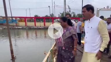 हुज़ूर: भोपाल: महापौर मालती राय ने गणेश विसर्जन की तैयारियों के लिए शाहपुरा विसर्जन घाट का किया निरीक्षण