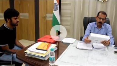 सिंगरौली: अभिषेक को SSC की तैयारी के लिए मिला टैबलेट, कलेक्टर ने छात्र की समस्या का किया समाधान