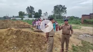 मैनपुरी: गणेश विसर्जन को लेकर पुलिस ने नुमाइश के पीछे गड्ढा खोदकर व्यवस्था की, सीओ ने लिया जाएगा