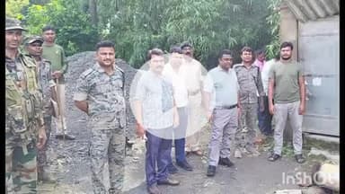 हिरणपुर: जिला टास्क फोर्स टीम ने अवैध पत्थर भंडारण पर क्रेशर को किया सील