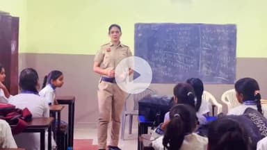 थानेसर: कुरुक्षेत्र: सेफ सिटी टीम ने राजकीय स्कूल में छात्राओं को महिला अपराधों के बारे में किया जागरूक