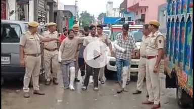 झालरापाटन: झालावाड़ के हबीब नगर में युवक को चाकू मारने के आरोपियों की कोतवाली पुलिस ने कराई शिनाख्त परेड