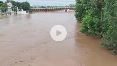 थानेसर: शाहाबाद में मारकंडा नदी खतरे के निशान से ऊपर, कठवा समेत कई गांव पानी से घिरे, संपर्क टूटा