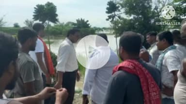 सुपौल: लालगंज में हो रहे कटाव का अनुमंडल पदाधिकारी ने लिया जायजा