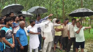 जगाधरी: प्रतापनगर के याकूबपुर में श्मशान घाट में जलभराव होने से महिला का दूसरे गांव में हुआ अंतिम संस्कार