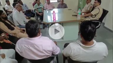 चूरू: कोतवाली थाना में त्योहारी सीजन को लेकर हुई सीएलजी की मीटिंग