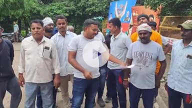 खालवा: खालवा के बाग़मार में नल जल योजना से प्रभावित लोग कलेक्टर कार्यालय पहुंचे