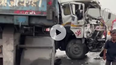 सिंगरौली: जयंत खदान के पास भीषण सड़क हादसे में डीजल टैंकर और ट्रेलर की भिड़ंत, ट्रेलर चालक गंभीर घायल