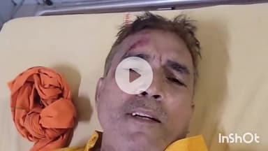 पलवल: पलवल हाईवे पर गड्ढे के कारण फिसली बाइक, एक व्यक्ति का हाथ टूटा