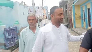 गाँव नंदगढ़ में पंजाब बाढ़ पीड़ितों की सहायता के लिए खाद्य सामग्री इकठा करते हुए ग्रामवासी #Badh #Punjab_Badh #Nandgarh