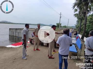 హసన్​పర్తి: హసన్ పర్తి పెద్ద చెరువును సందర్శించిన కాజీపేట ఏసిపి