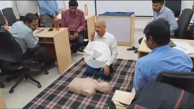 सिंगरौली: L&T कंपनी में सेंट जॉन एम्बुलेंस इंडिया व इंडियन रेडक्रॉस सोसाइटी ने आयोजित किया 3 दिवसीय प्राथमिक चिकित्सा प्रशिक्षण